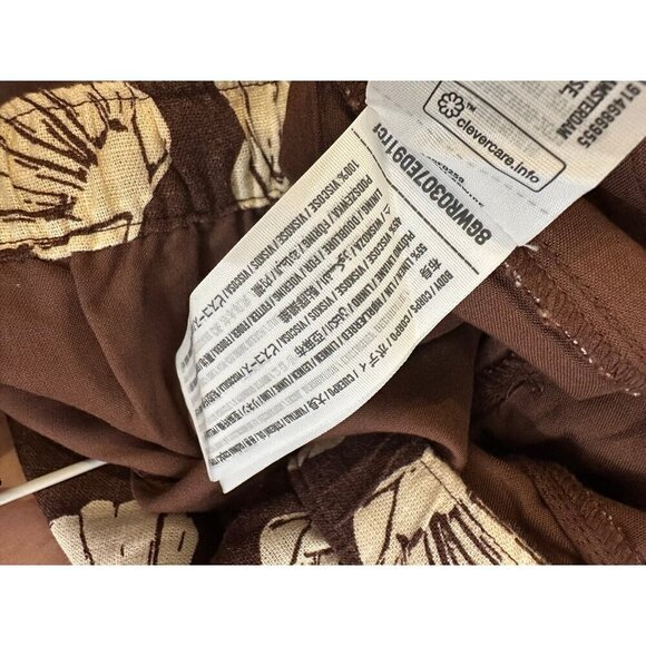 NWT Abercrombie and Fitch Mid Rise Linen-Blend Pull-On Short - Picture 9 of 9